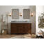 Ensemble de meuble-lavabo double 60 po Teak-75402045