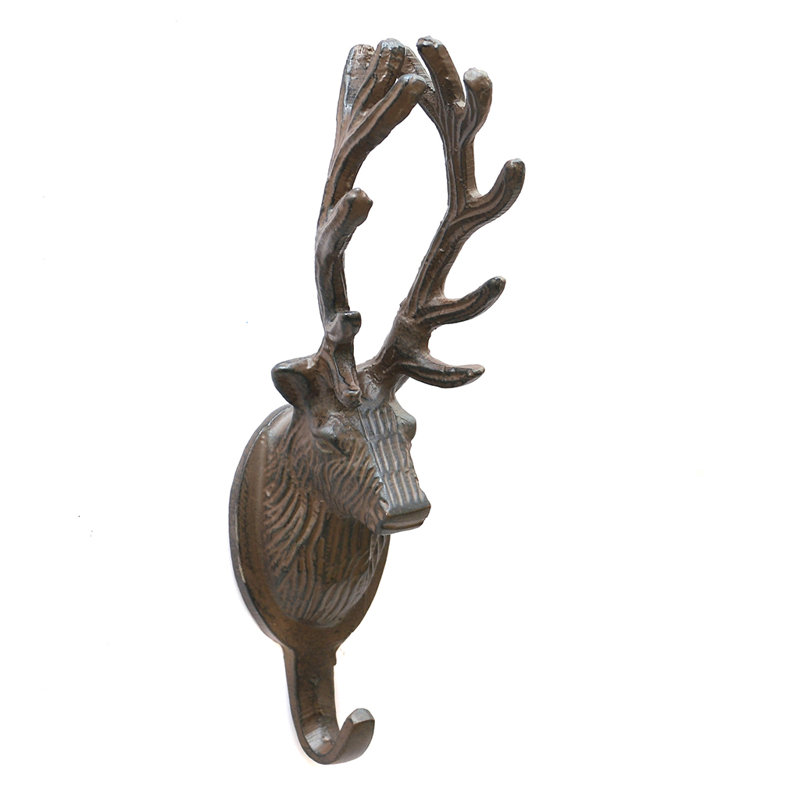 Adan Iron Wall Wall Hook, Brown