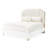 Palm Gate Eastern Upholstered Bed - Cloud White-106063978