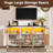 64.2" LED Farmhouse TV Stand For Tvs Up To 70" With Power Outlets And Adjustable Shelves-163533590-149277937