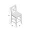 Hues Solid Wood Stool-40666291-40715850
