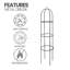  Garden Metal Obelisk Trellis
