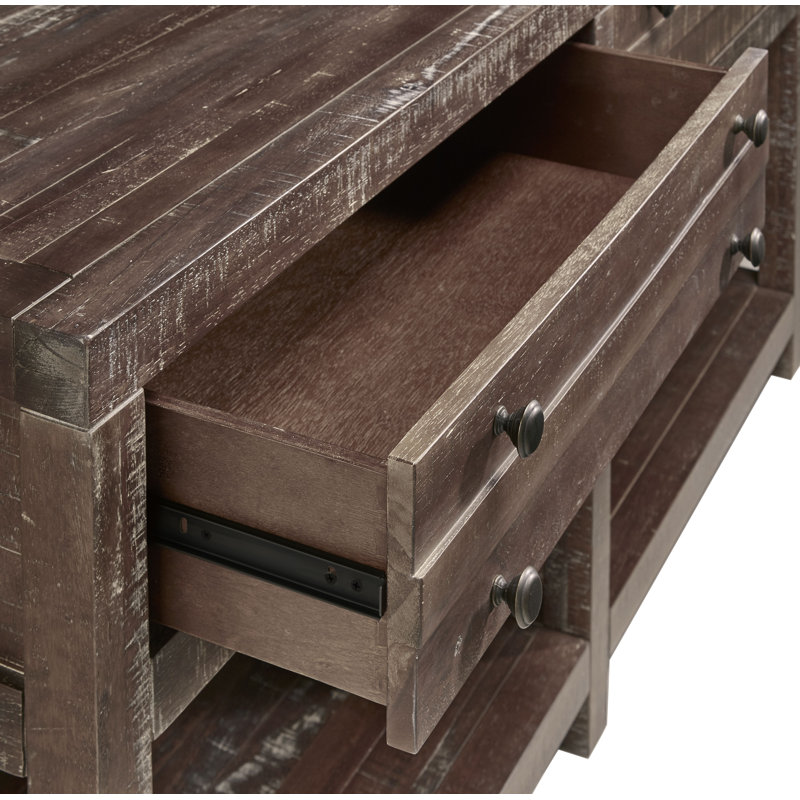 Console en bois massif 60 po Randal