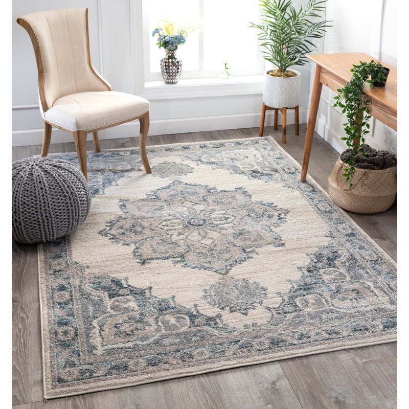 Sydney Oriental Synthetic Area Rug, Rectangle 160 x 220cm