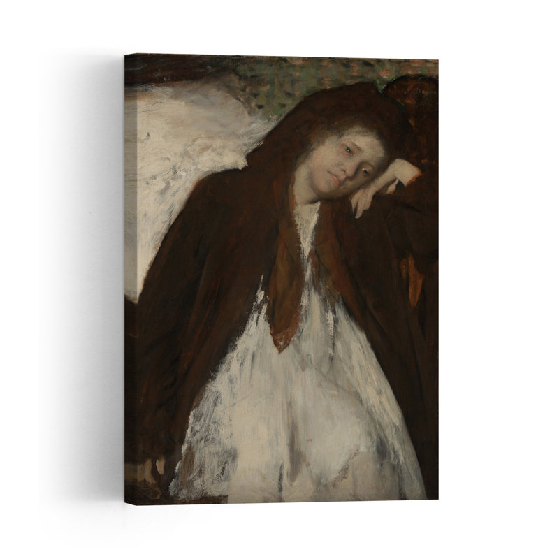 " The Convalescent, C.1872-January 1887 Abstract Contemporary Wall Art Print " by Edgar Degas Print, H 18 po x l 12 po