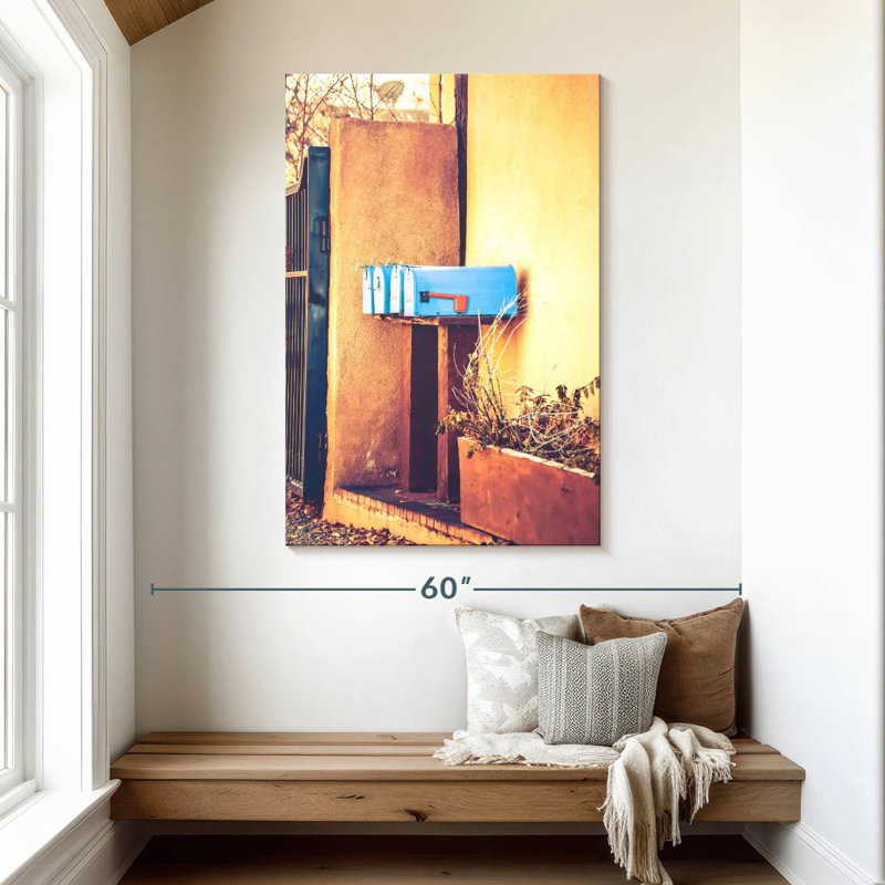 Lilie Blue Mailboxes, 48" H x 32" W