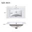30'' Bathroom Vanity Cabinet With Ceramic Sink Combo Set