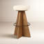 Damon Swivel Stool-Sapphire Khaki-Counter-574702695-566847705-591906181