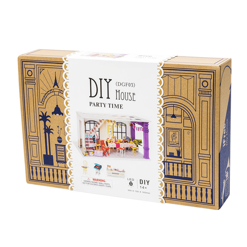 DIY 3D House Puzzle - Party Time 237pcs