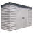 Select Steel Storage Shed Steel Storage Shed, 10X4, Flute Grey-67124470