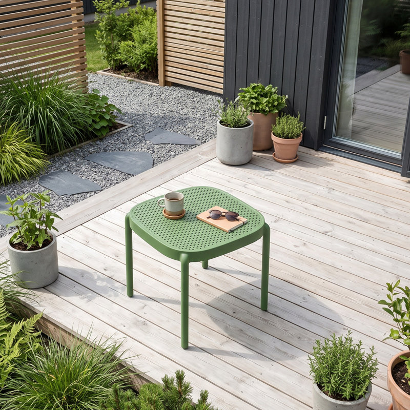 ORLA Side Table Taupe, Green