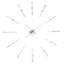 Merlin Metal Analog Wall Clock-947873876-947873880