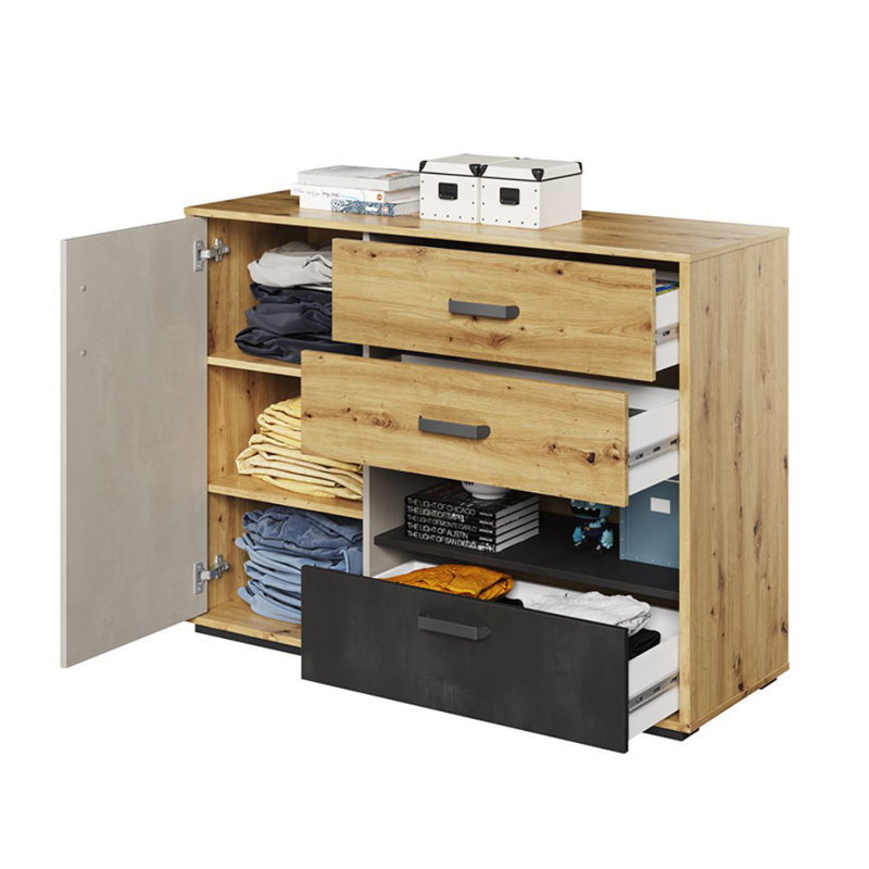 Amoura Kids 3 - Drawer Combo Dresser