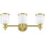 Éclairage pour meuble-lavabo 3 lumières Stamey