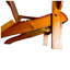 Chaise Adirondack pliable en bois de populus massif l 21 po x P 29,5 po x H 36,6 po Ehomexpert