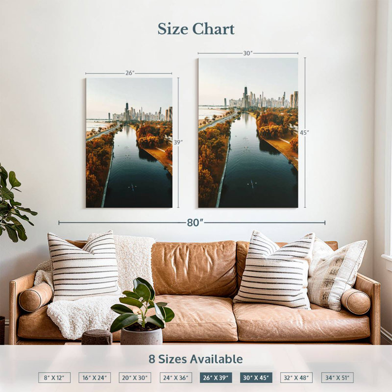Sirci Chicago Autumn Sireci, H 39 po x l 26 po