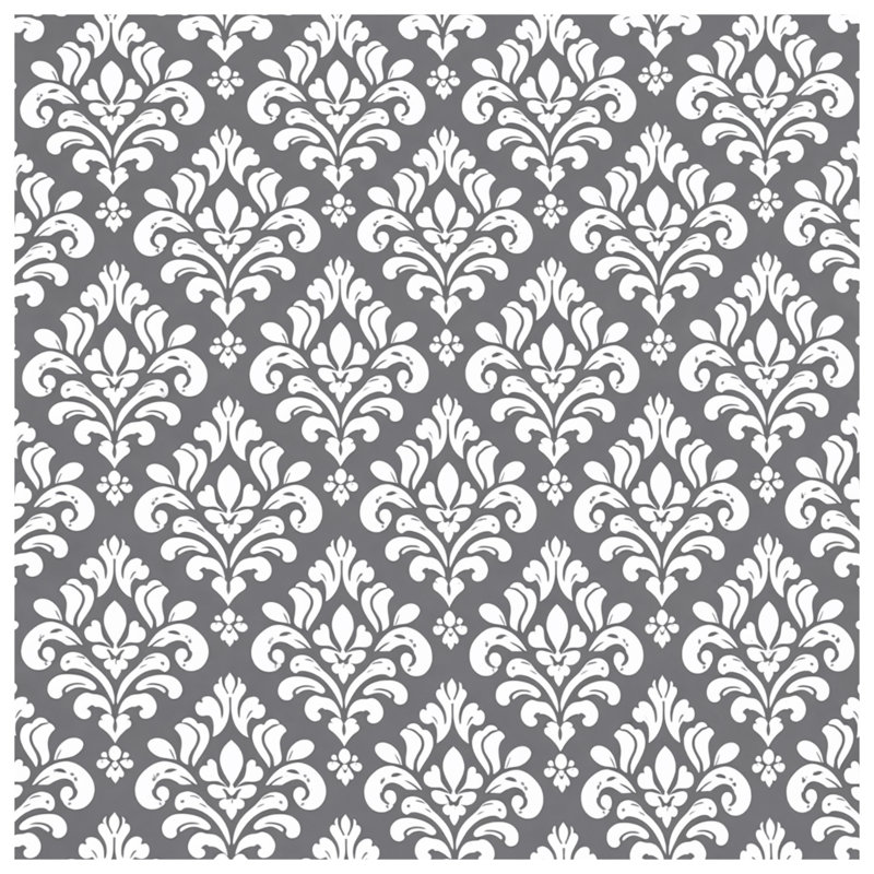 Rideaux de douche gris et blanc damassés extra longs, 70in W x 84in H
