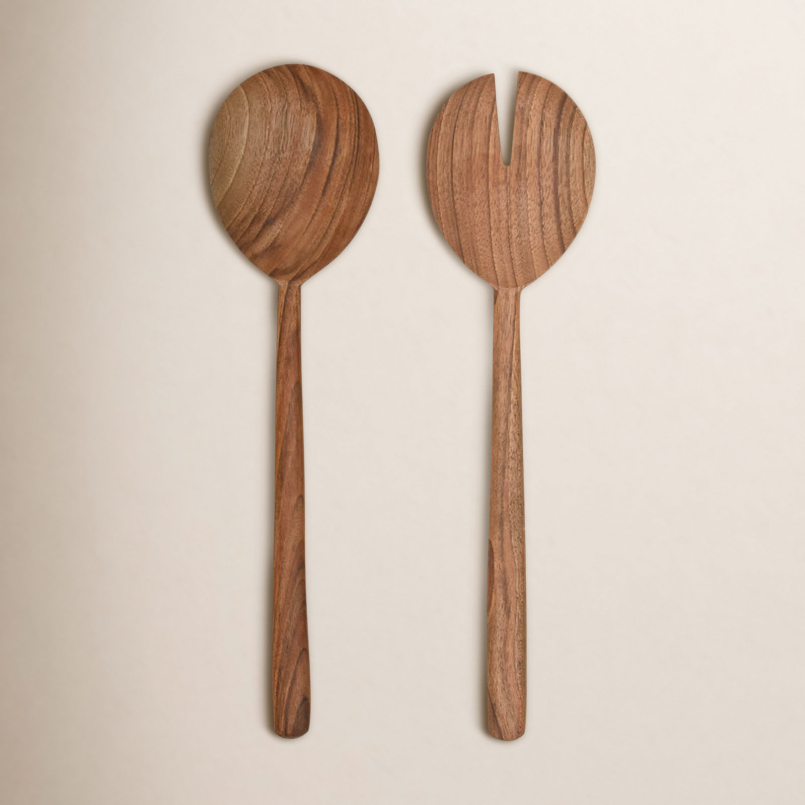 Hand Carved Salad Servers