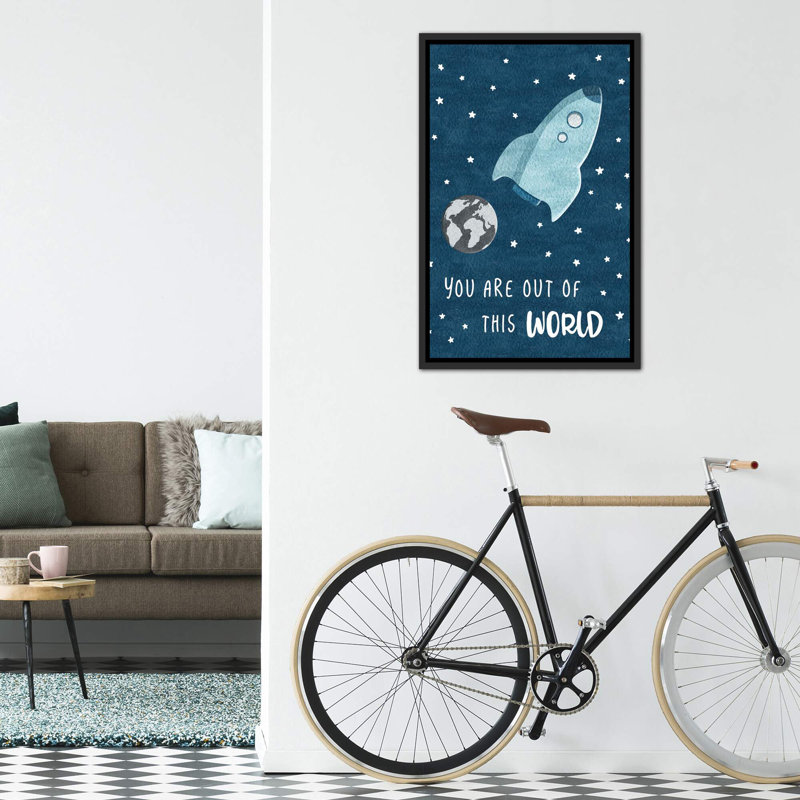 « out of the world », art, H 60 po x l 40po x P 1,5 po, Toile avec cadre noir