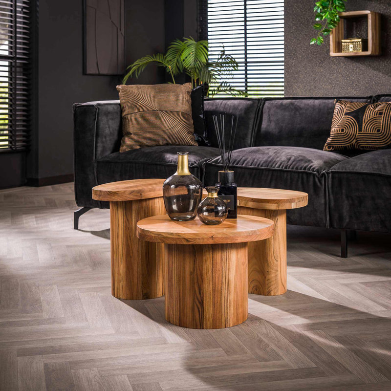 Eguntola Solid Wood Coffee Table