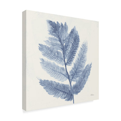 " Forest Ferns I Blue " by Albena Hristova Painting Print