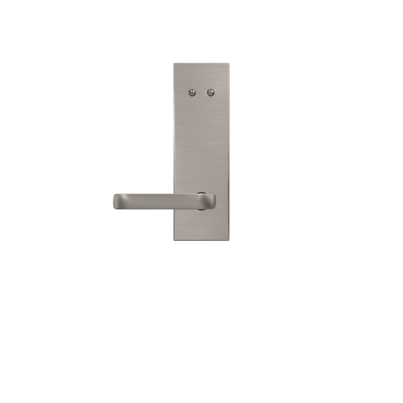 Ensemble d’entrée fictive rosette de levier intérieur inactif, Nickel satiné