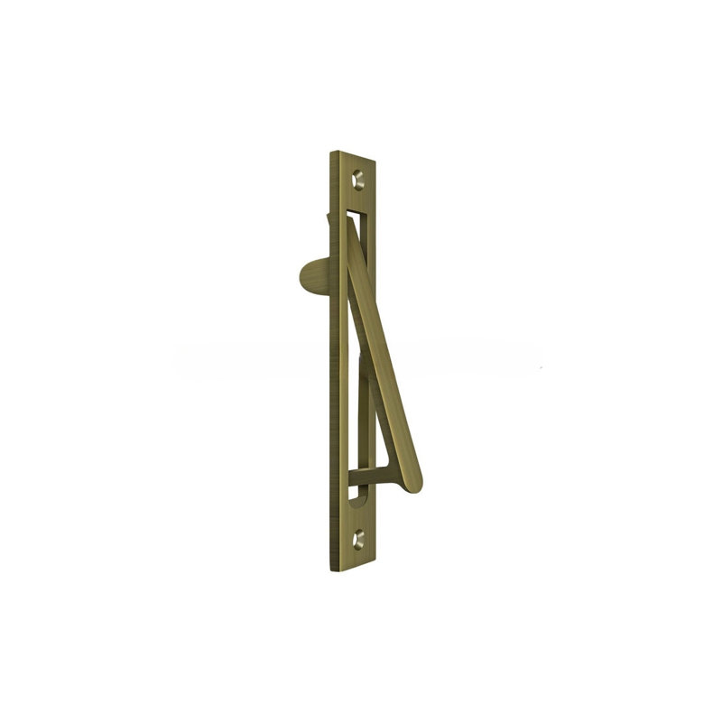 Finger Pull, Antique Brass