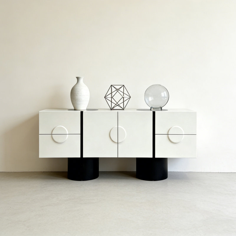 Console moderne moderne et pratique, H 33,46 po x l 70,87 po x P 15,75 po