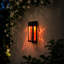 17.2cm H Solar Powered Integrated LED Outdoor Wall Lantern