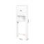Armoire de rangement pour salle de bain en bois au-dessus de la toilette avec tablette réglable 23,62 x 7,72 x 67,32 po