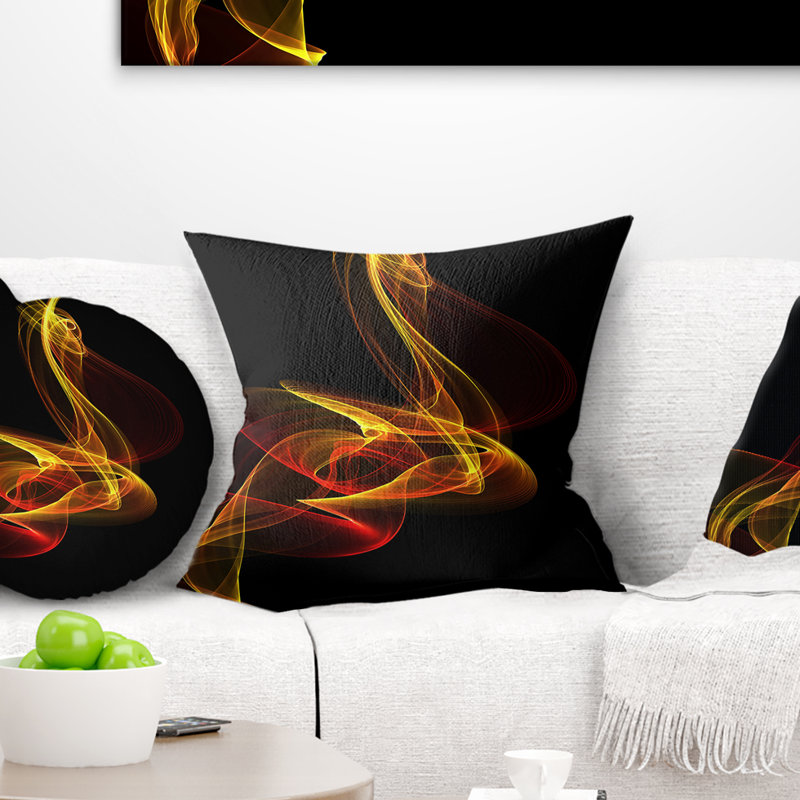 Coussin Abstract, 18 po x 18 po, Coussin décoratif