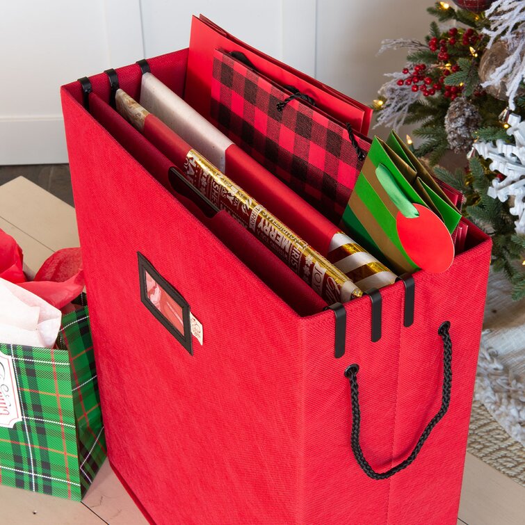 5 H x 5 W x 30 D Christmas Gift Wrap Storage The Holiday Aisle