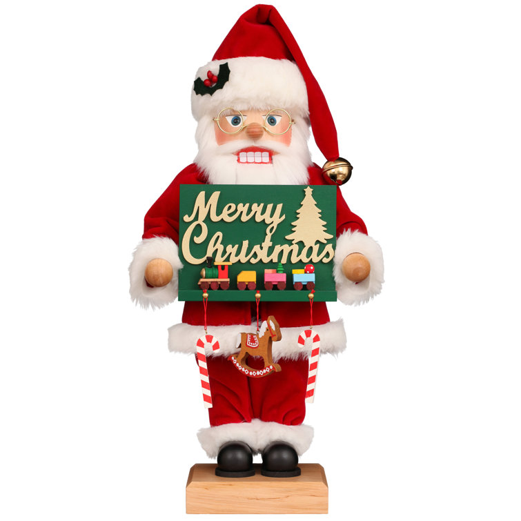 Christian Ulbricht Premium Nutcracker - Merry Christmas Santa | Perigold