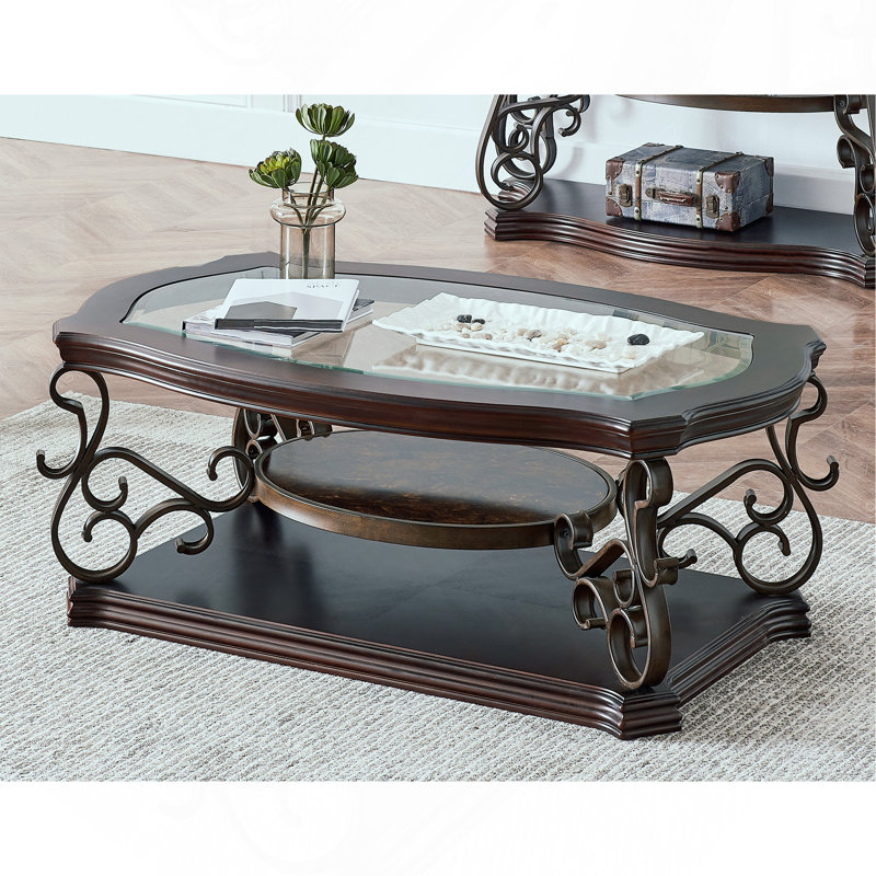 Table basse avec rangement Skylah