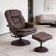 Fauteuil inclinable pivotant en cuir Scratch Cat