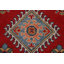 Tapis de couloir unique en laine noué à la main 2 pi 8 po x 9 pi 9 po nouvel âge Irick - rouge / bleu / brun