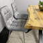 Brown Wooden Dining Table with 2 Black Chairs and Bench - Dining Furniture-802387003-802387002