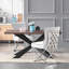 Zaanstad Modern Velvet Dining Chairs - Ergonomic Velvet Upholstered Back with Golden Stainless Steel Frame - Side Chair for Kitchen Living Room Dining Room Set of 6-2137371686