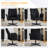 28.5“ W Velvet Dovetail Swivel Office Chair-282804797