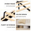 Cadres de lit Lits en velours d'agneau Cadre de lit plateforme mignon Lit plateforme robuste-1882910130-1882910131
