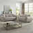 2 Pcs: Loveseat; Sofa