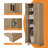 Floor Storage Cabinet Accent Bathroom Cabinet With Adjustable Shelf-1444054440