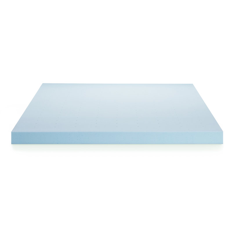 Lucid 4" Gel and Aloe Infused Memory Foam Mattress Topper - Twin XL, 4 inch, Extra-long Twin