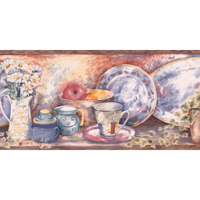 Bordure de papier peint pour aliments et boissons Bourassa