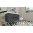 Ensemble de meuble-lavabo mural simple 47 po Korrina