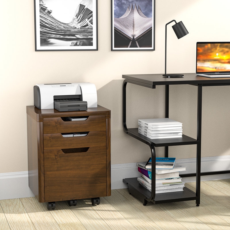 Armoire de rangement mobile 18 po x 3 po avec 3 tiroirs