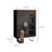 47.24" Minimalist Glass Wine Cabinet, Luxury Sideboard Buffet, Home Storage Cabinet for Living Room & Dining Room