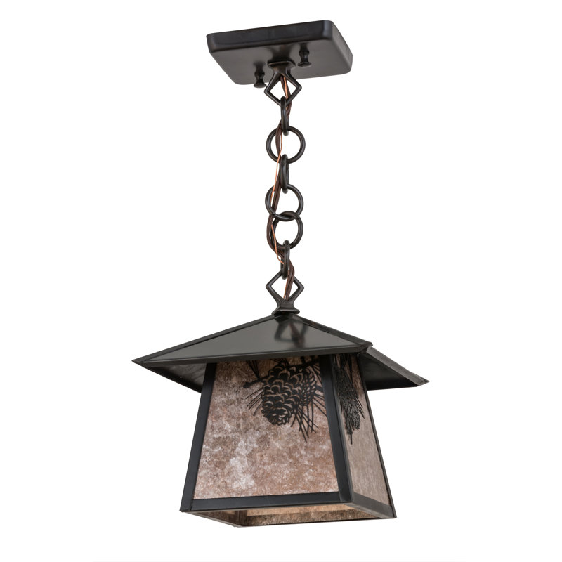 Luminaire suspendu géométrique 1 lumière Wyndham, H 17 po x l 11,75 po x P 8,25 po