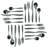 Mega Chef VAGUE Stainless Steel Flatware Set - Service for 4-49921174