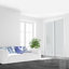 Paneled Wood and PVC/Vinyl Indoor Studio Sliding Closet Doors-42368105-42368106